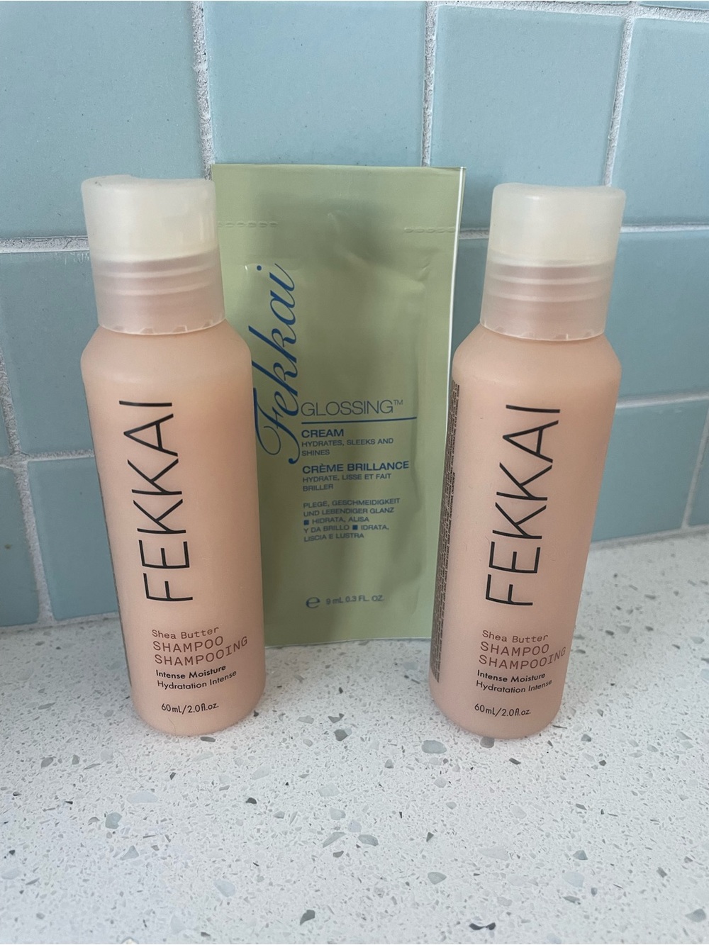 Fekkai Shea Butter Shampoo and glossing cream